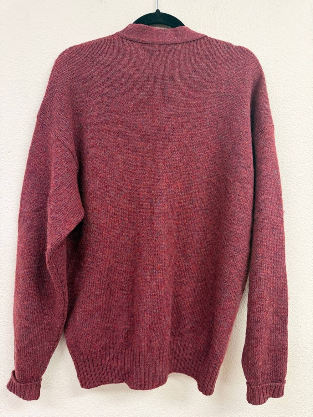 Vintage 100% Wool Cardigan Men’s Size Large - Picture 5 of 8